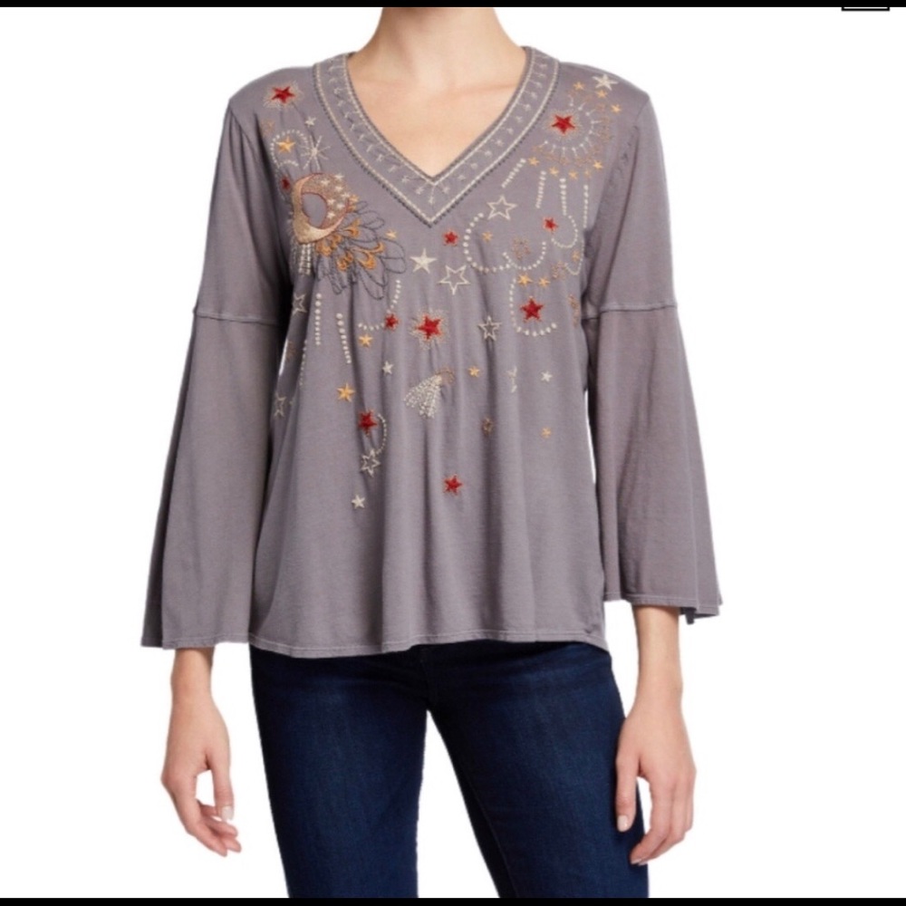 Johnny Was Calisto Swing Blouse Galaxy